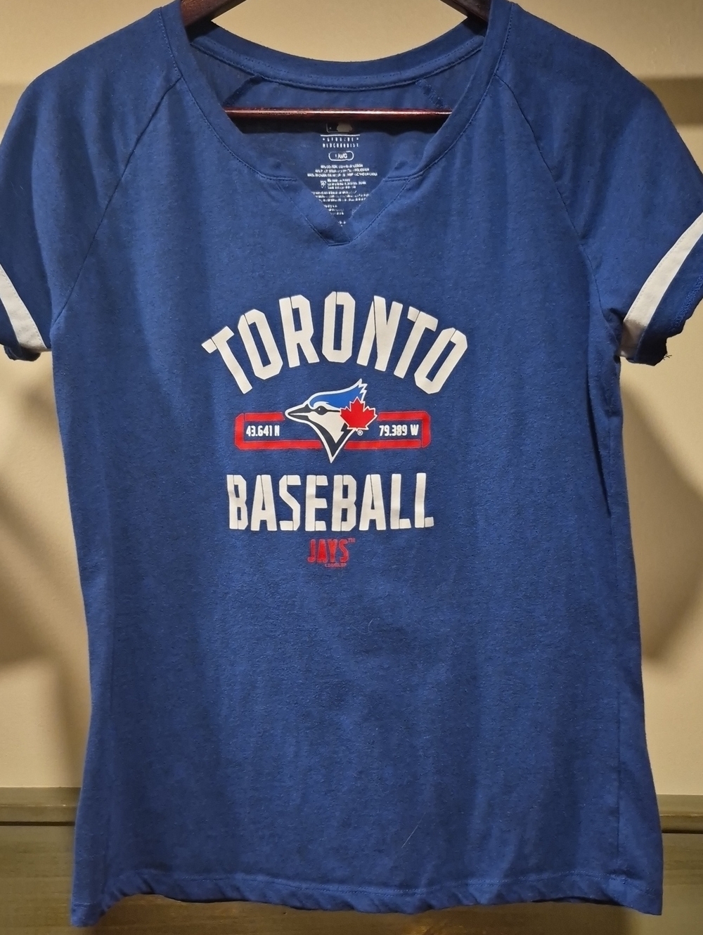 Toronto Blue Jays Women's Royal Blue Baseball Tee